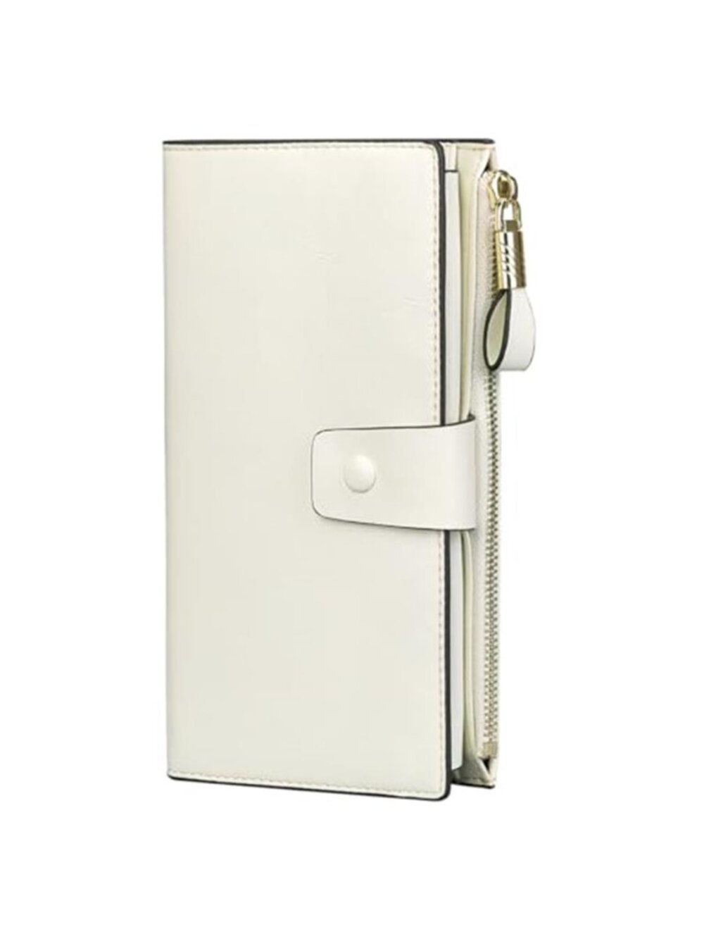 Genuine Leather RFID Wallet Womens Long Clutch Card Holder Phone Organizer